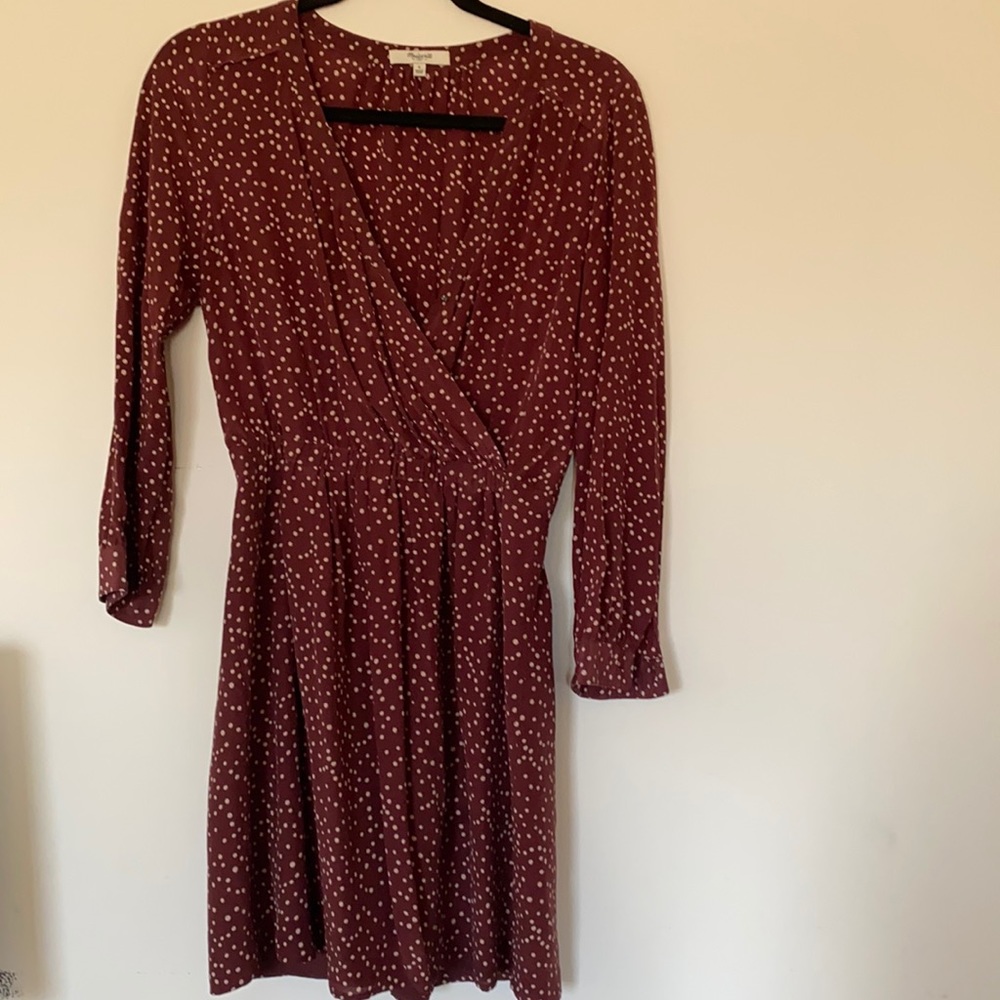 COPY - Madewell Silk Wrap Dress // 4